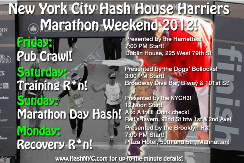 NYCH3 Marathon Weekend 2012