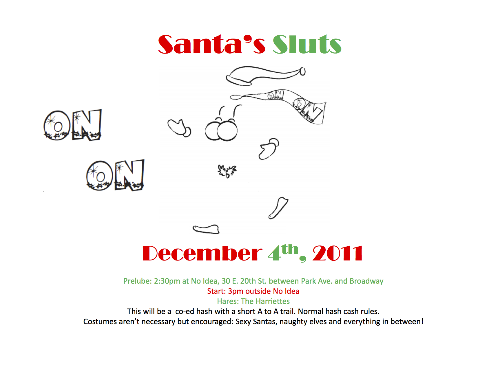 Santa’s Sluts December 4th 2011